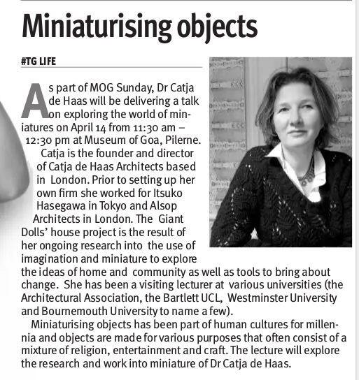 Press cutting of The Goan
